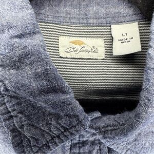 Casual Denim Button-Down Shirt Large TALL Bob Timberlake for Brooks Brothers